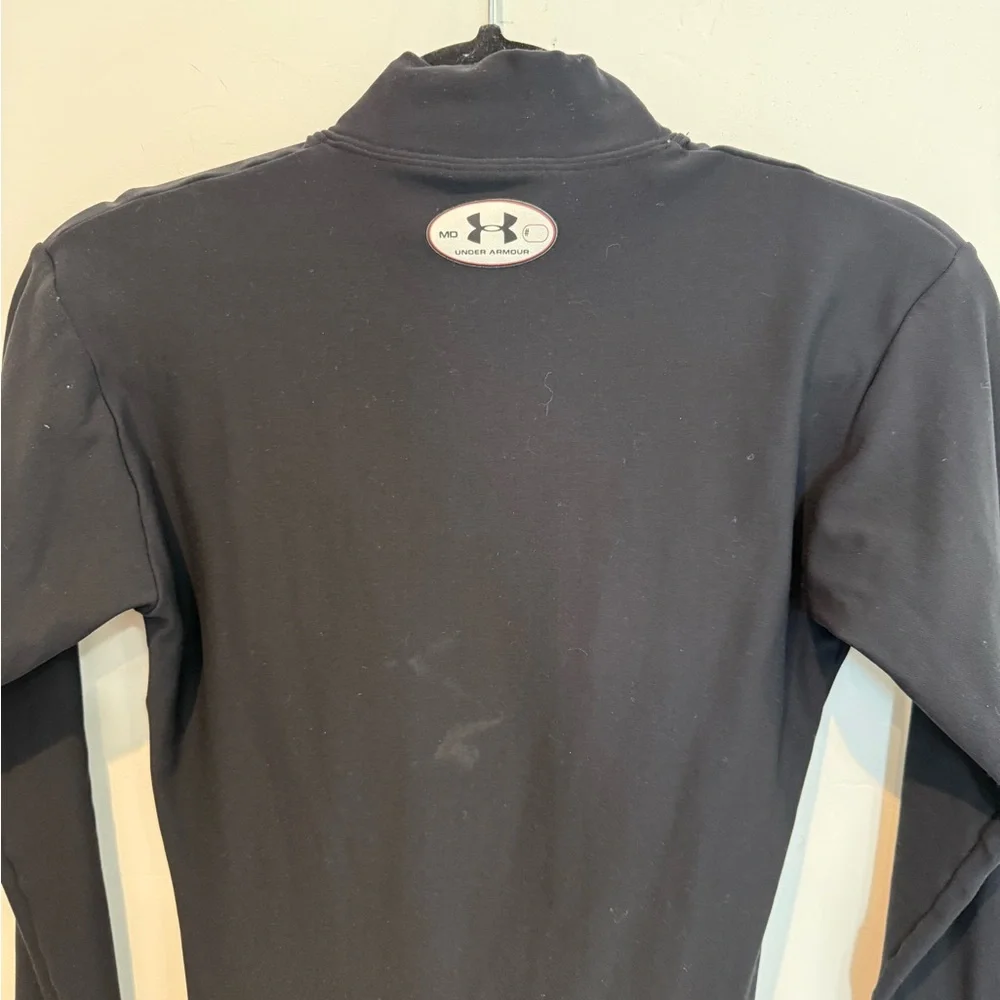 Under Armour Black Long Sleeve Turtleneck Underlayer Top Men’s Medium Warm